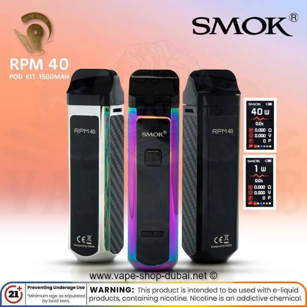 SMOK RPM 40 Pod Kit 1500mAh - 40W