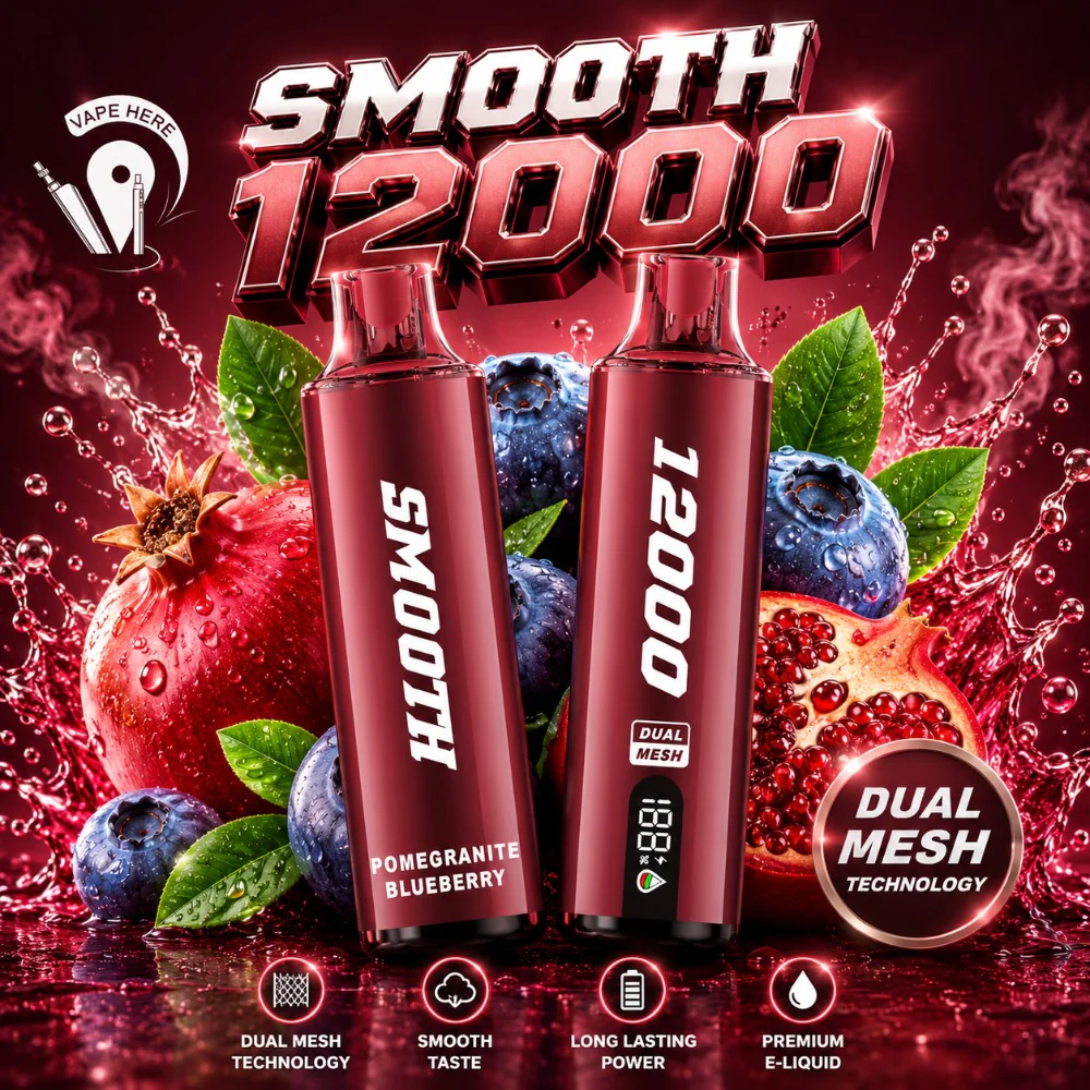 SMOOTH WHALE 12000 Puffs Disposable Vape 20mg - Image 11
