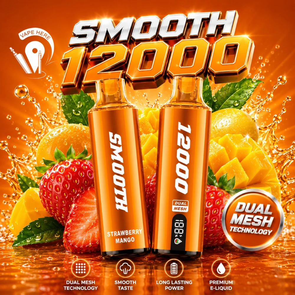 SMOOTH WHALE 12000 Puffs Disposable Vape 20mg - Image 12