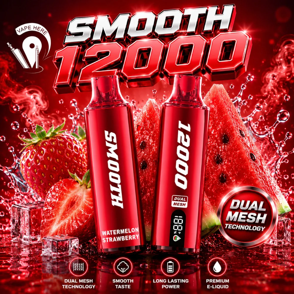 SMOOTH WHALE 12000 Puffs Disposable Vape 20mg - Image 13