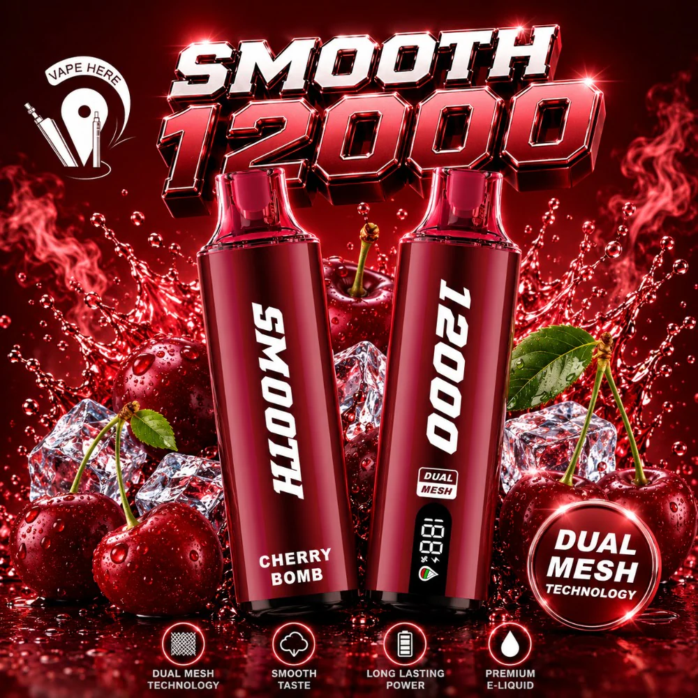 SMOOTH WHALE 12000 Puffs Disposable Vape 20mg - Image 3