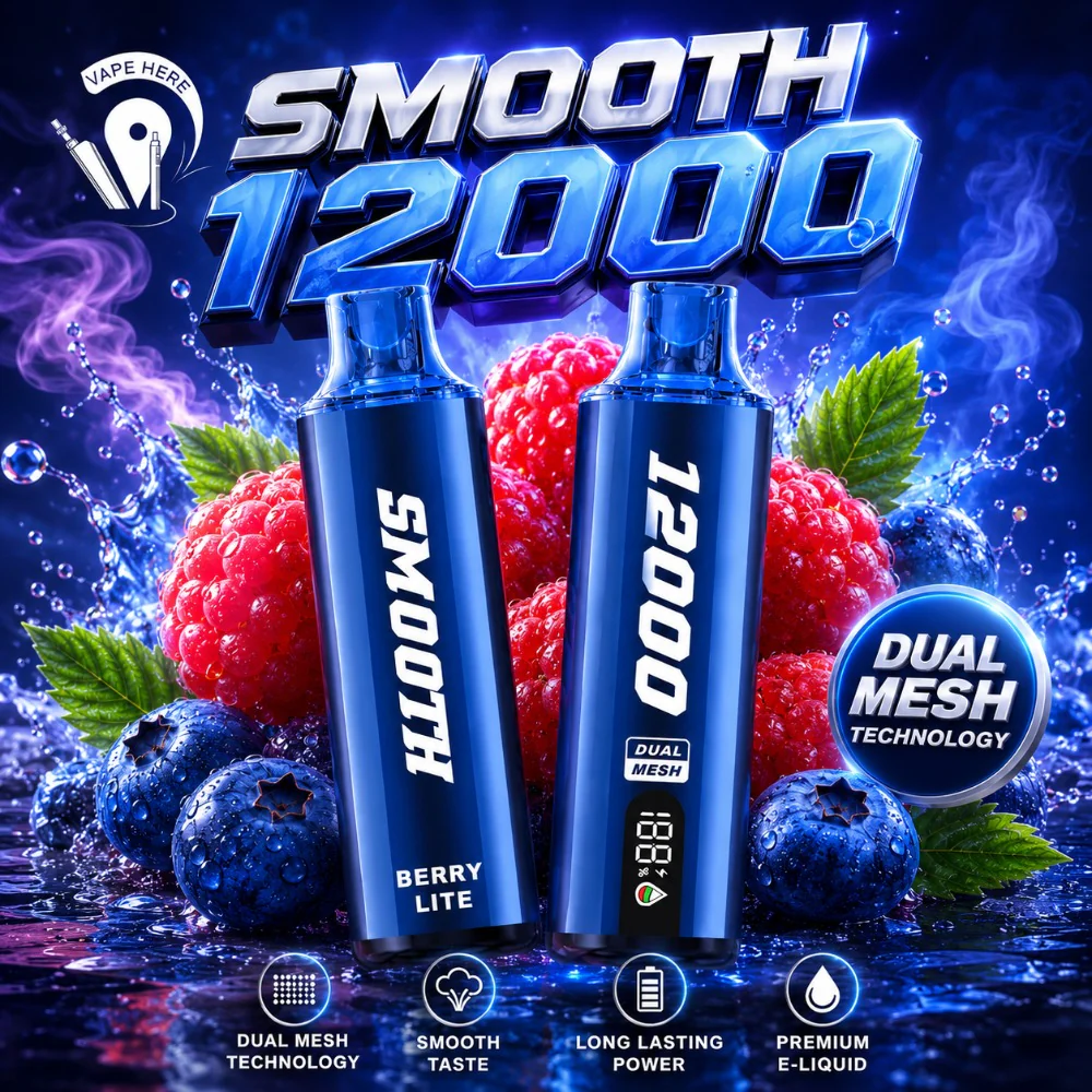 SMOOTH WHALE 12000 Puffs Disposable Vape 20mg - Image 4