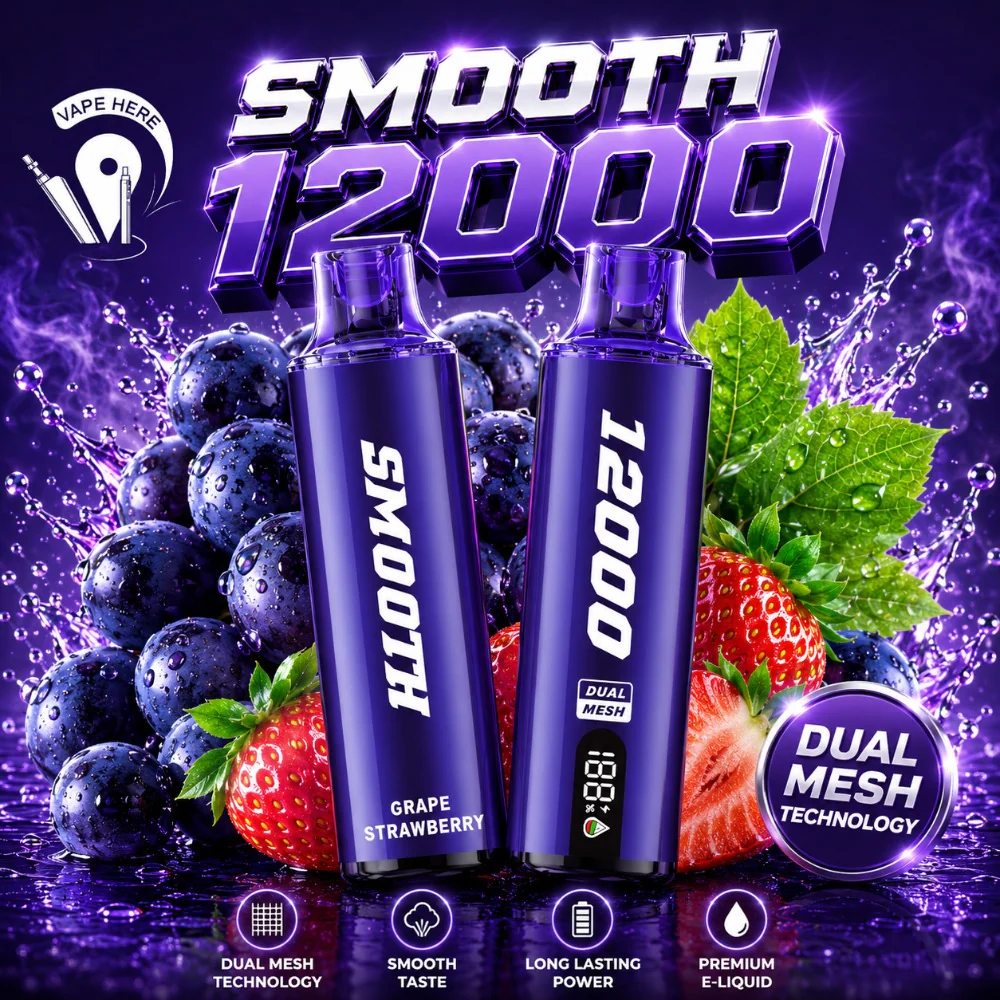 SMOOTH WHALE 12000 Puffs Disposable Vape 20mg - Image 7