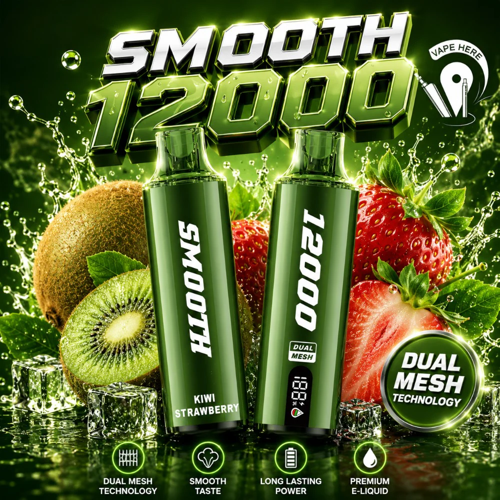 SMOOTH WHALE 12000 Puffs Disposable Vape 20mg - Image 9