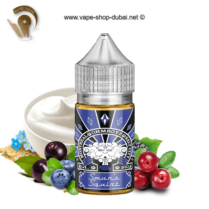 Smur’s Squirt 30ml SaltNic - by Ohmboyz Drip City
