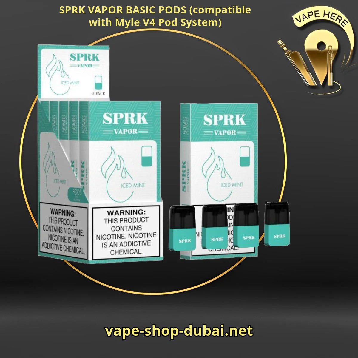 SPRK VAPOR PODS (Compatible with Myle V4 Pod System) - Image 7