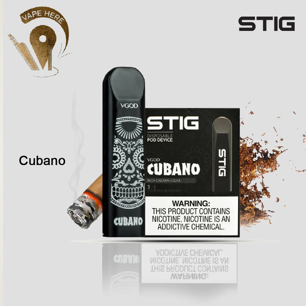 STIG Disposable Pod by VGOD ( American Version ) - CUBANO