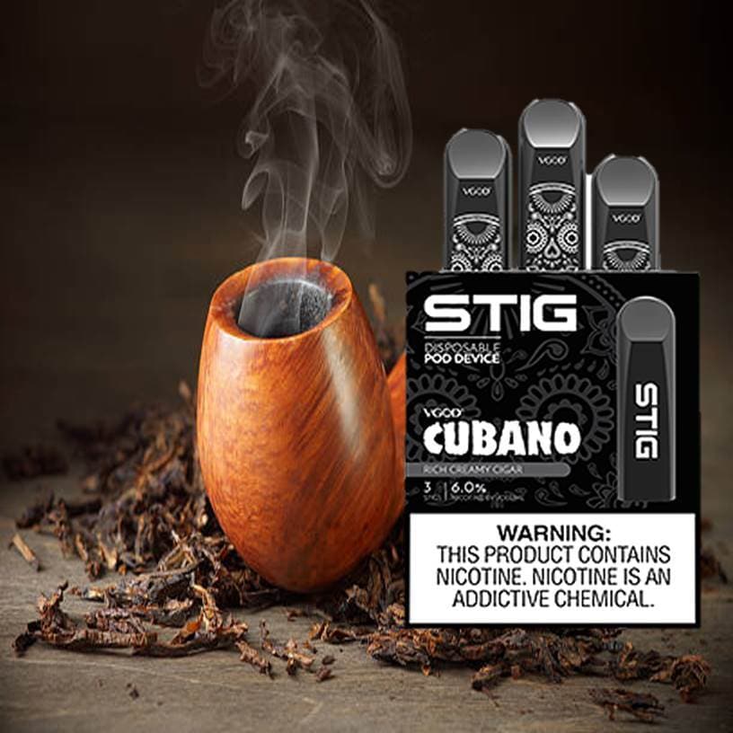 STIG Disposable Pod by VGOD ( American Version ) - CUBANO - Image 4