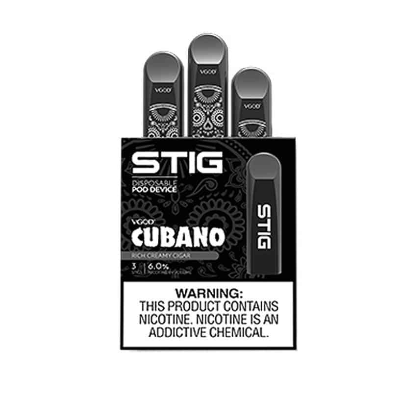 STIG Disposable Pod by VGOD ( American Version ) - CUBANO - Image 5