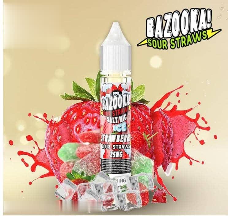 Strawberry Ice 30ml SaltNic by Bazooka - Image 4