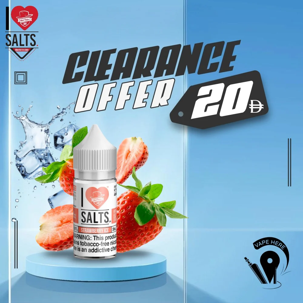 Strawberry Ice - I Love Salts / Mad Hatter Juice