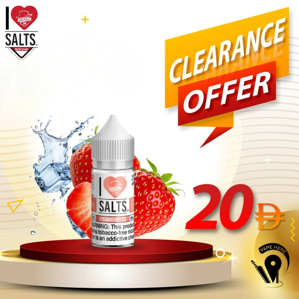 Strawberry Ice - I Love Salts / Mad Hatter Juice - Image 2