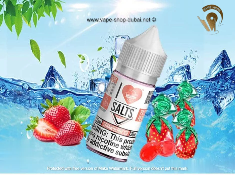 Strawberry Ice - I Love Salts / Mad Hatter Juice - Image 3