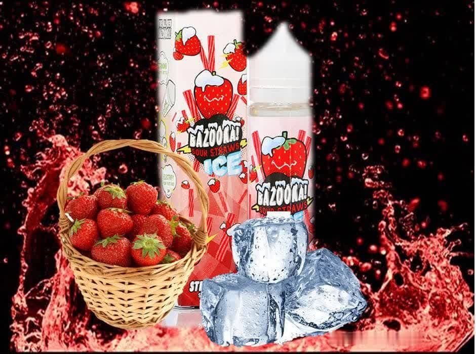 Strawberry Sour Ice - Bazooka - Image 4