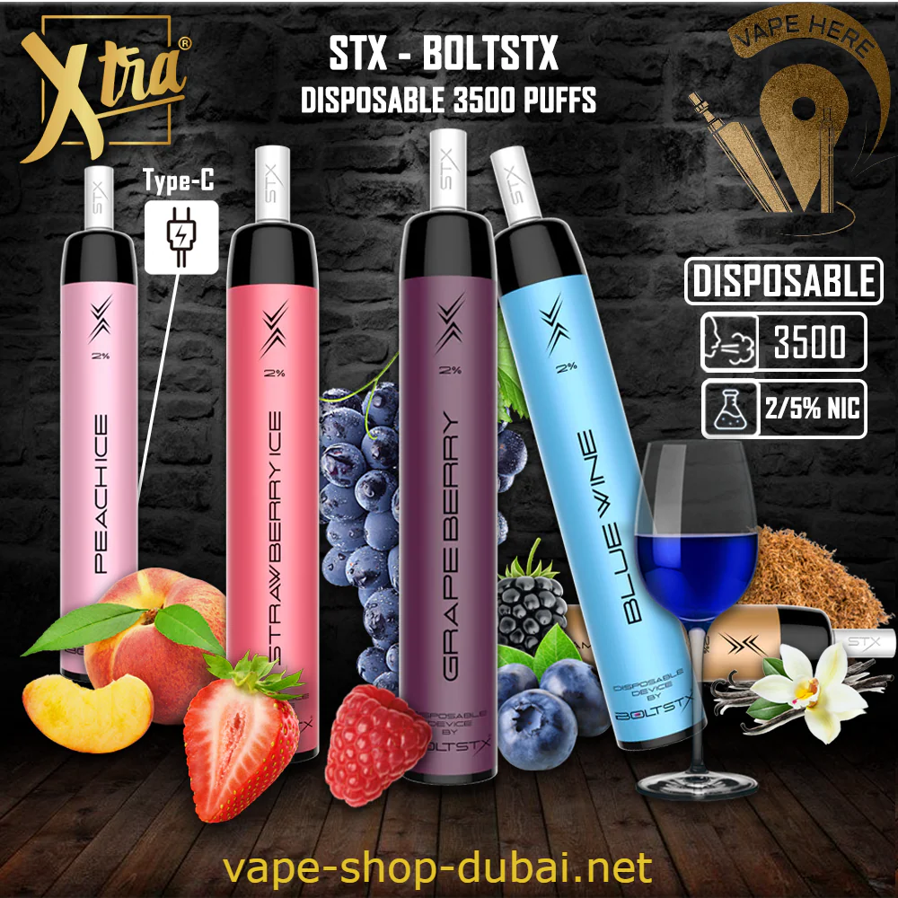 STX - BOLTSTX DISPOSABLE VAPE 3500 PUFFS - Image 3