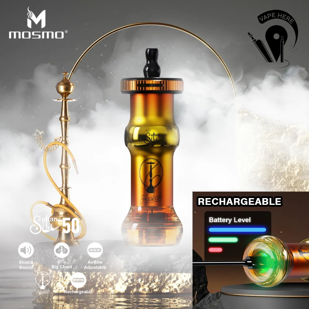 Sultan Shisha 50K Puffs MOSMO Hookah - EShisha Disposable Vape - Image 2