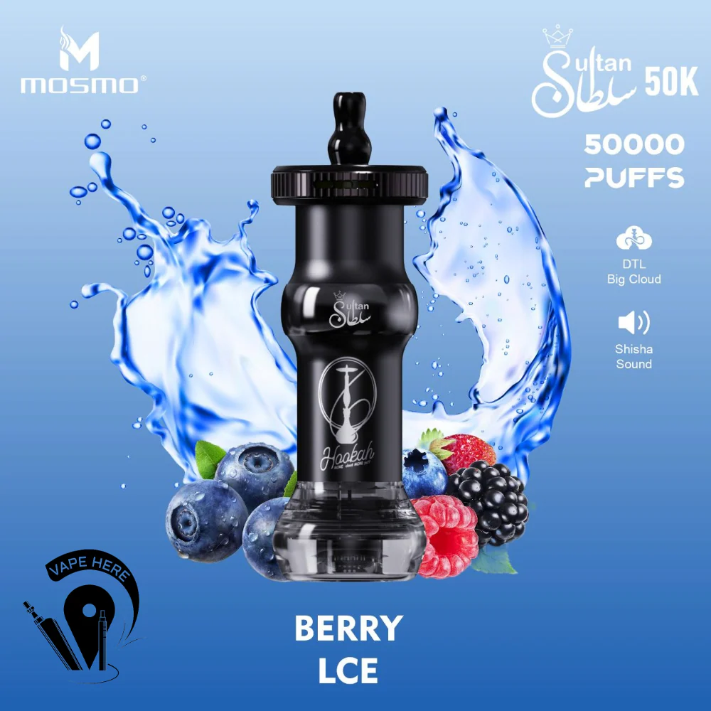 Sultan Shisha 50K Puffs MOSMO Hookah - EShisha Disposable Vape - Image 3