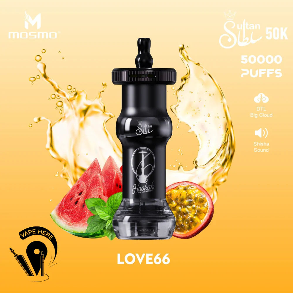 Sultan Shisha 50K Puffs MOSMO Hookah - EShisha Disposable Vape - Image 4