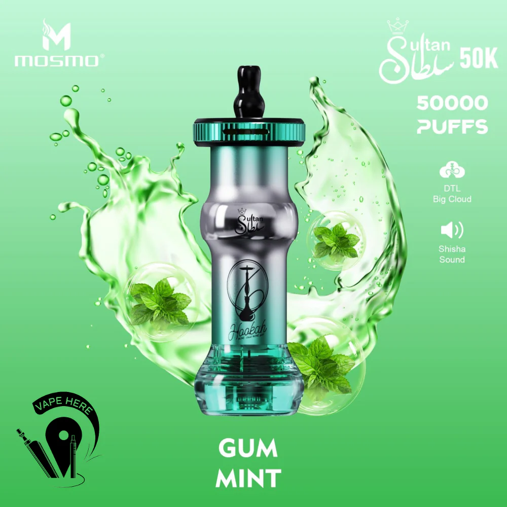 Sultan Shisha 50K Puffs MOSMO Hookah - EShisha Disposable Vape - Image 5