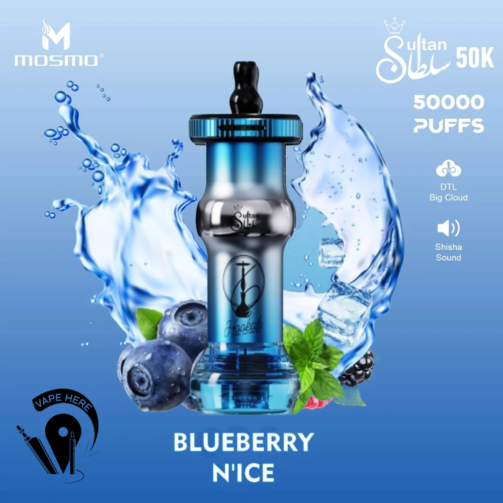 Sultan Shisha 50K Puffs MOSMO Hookah - EShisha Disposable Vape - Image 8