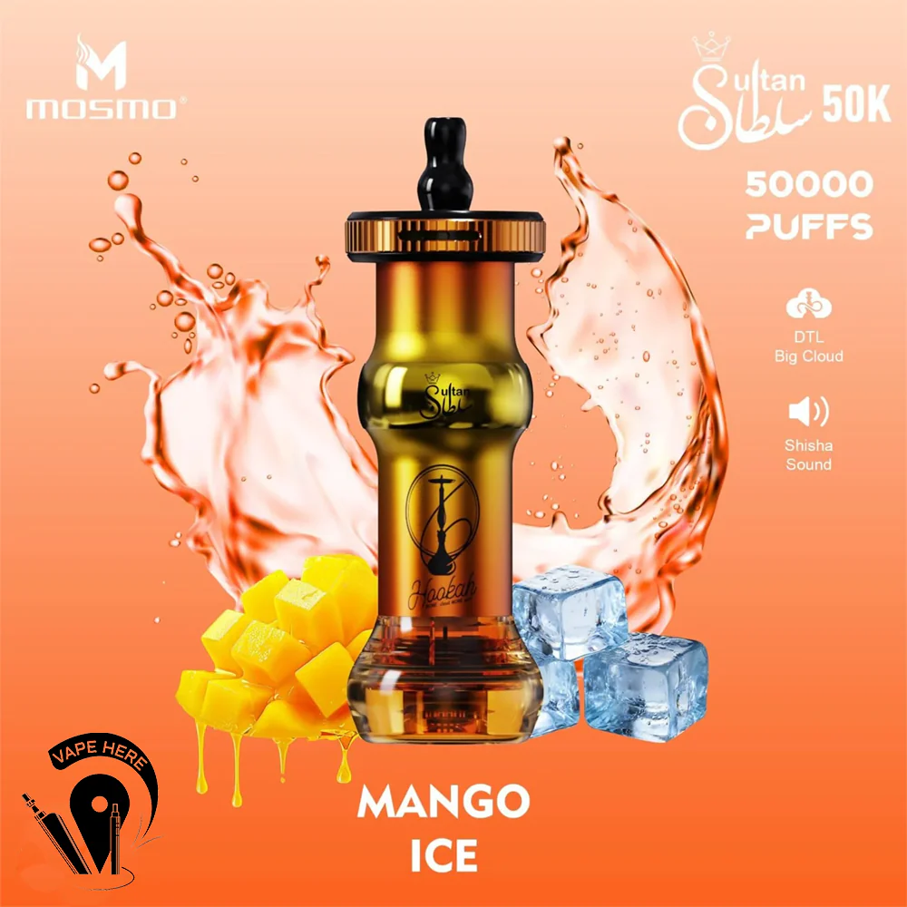 Sultan Shisha 50K Puffs MOSMO Hookah - EShisha Disposable Vape - Image 9