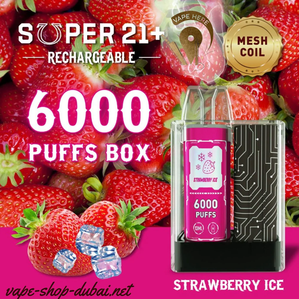 SUPER 21+ 6000 Puffs Disposable Kit - Image 13