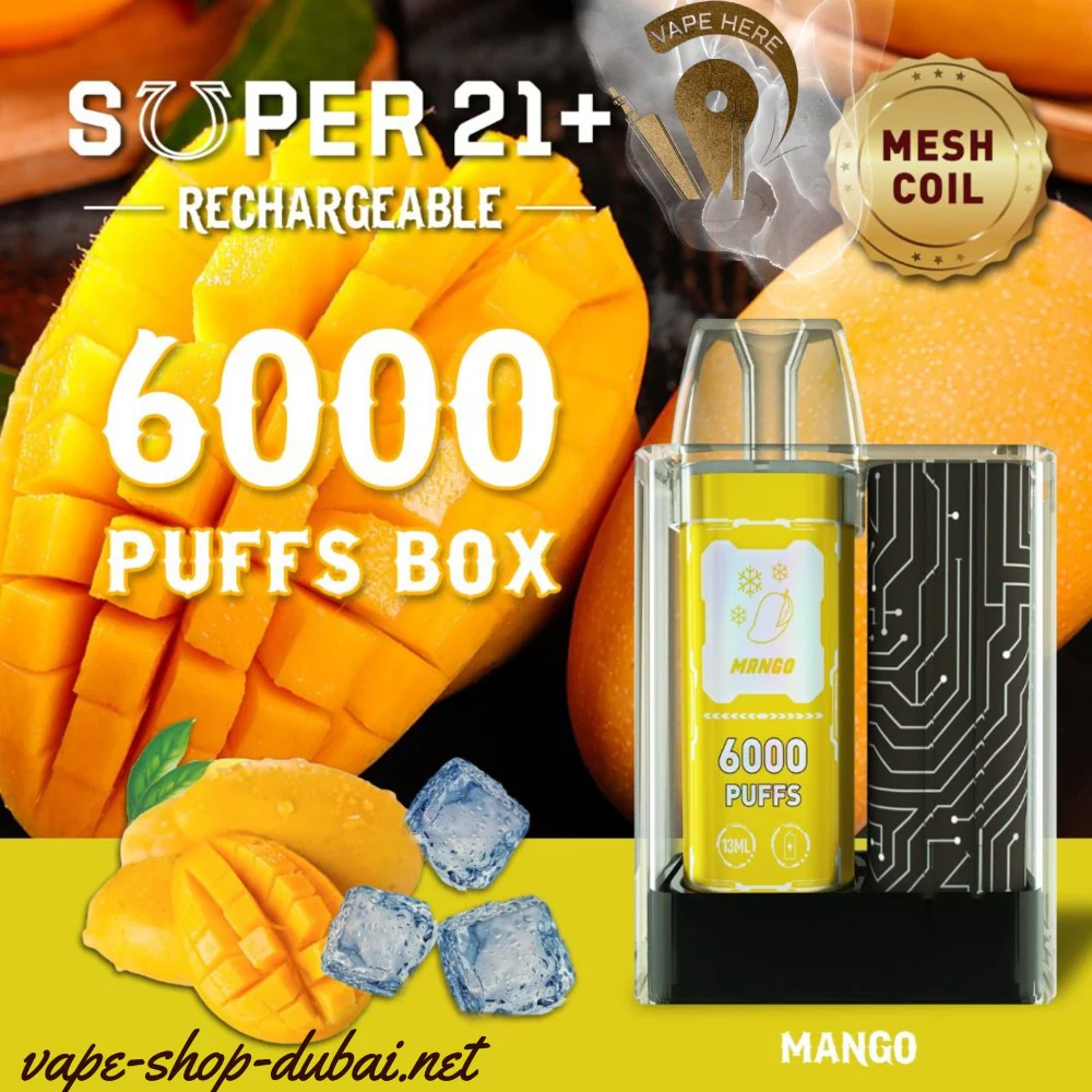 SUPER 21+ 6000 Puffs Disposable Kit - Image 14