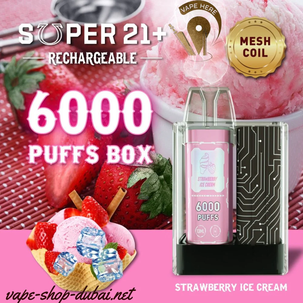 SUPER 21+ 6000 Puffs Disposable Kit - Image 15