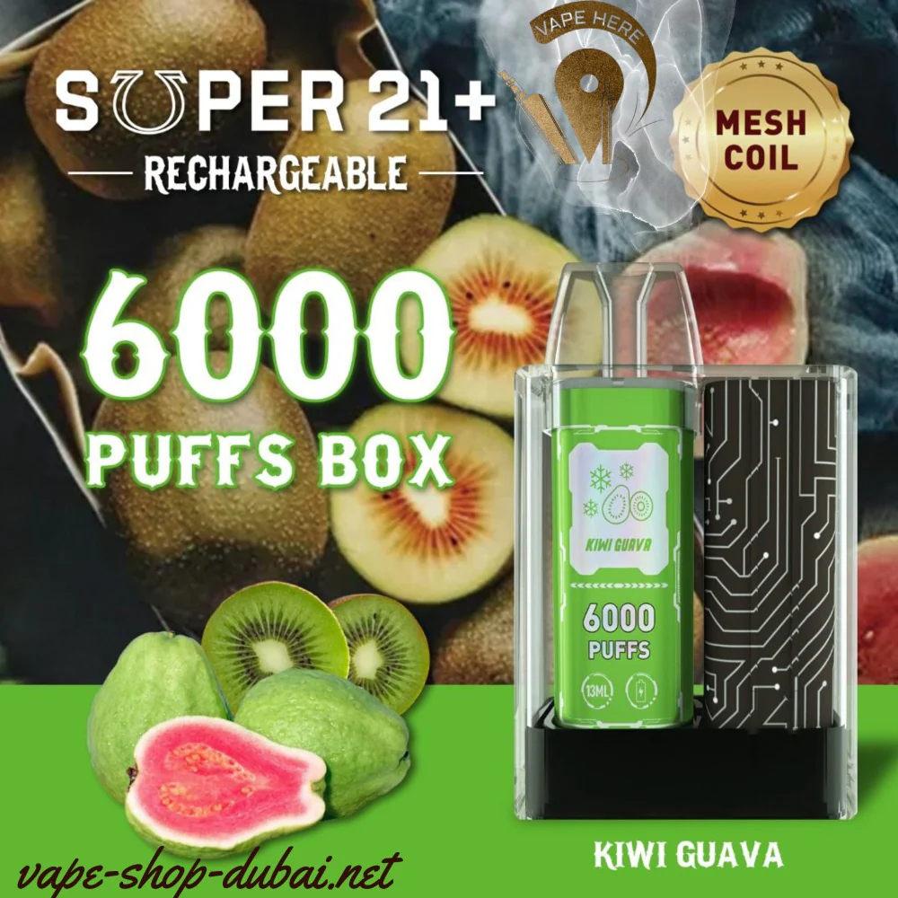 SUPER 21+ 6000 Puffs Disposable Kit - Image 16