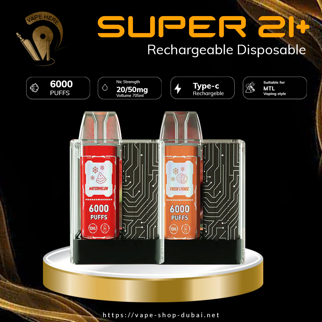 SUPER 21+ 6000 Puffs Disposable Kit - Image 22