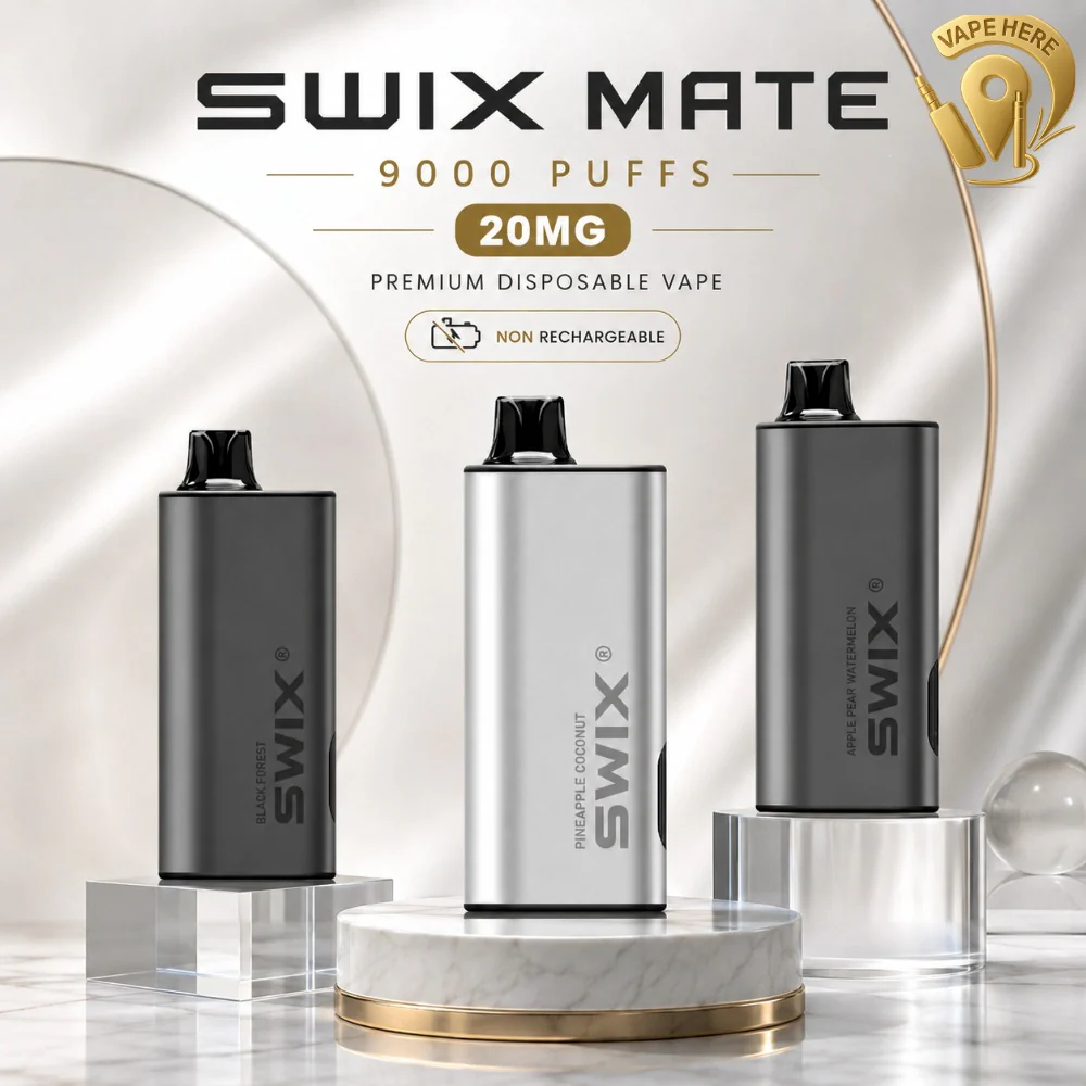 SWIX MATE 9K PUFFS DISPOSABLE VAPE Non-Rechargeable