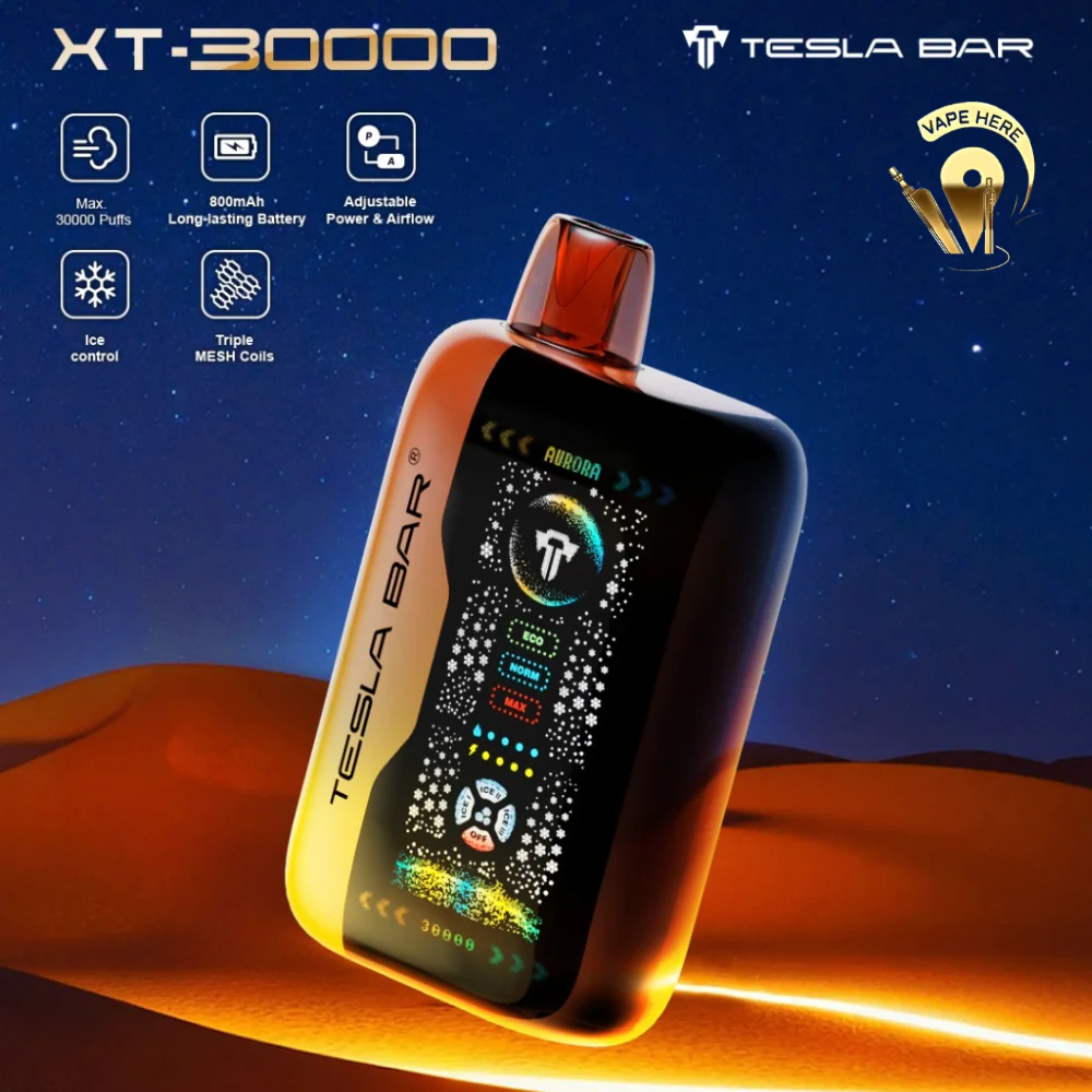 TESLA BAR XT 30K PUFFS DISPOSABLE VAPE - Image 2