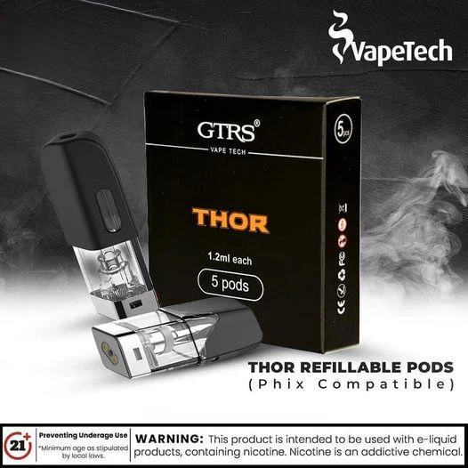 THOR Refillable Pods (Phix Compatible) - 5 pcs - Image 3