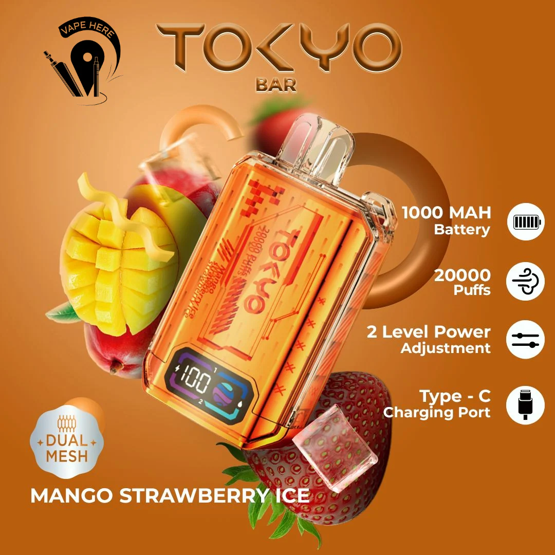 TOKYO BAR 20000 Puffs 50mg Disposable Vape - Image 5
