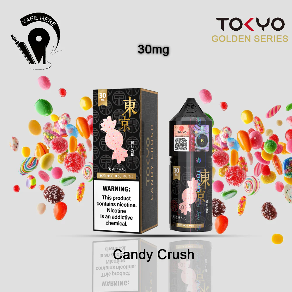 TOKYO CANDY CRUSH SALTNIC 30ML- GOLDEN SERIES - Image 3