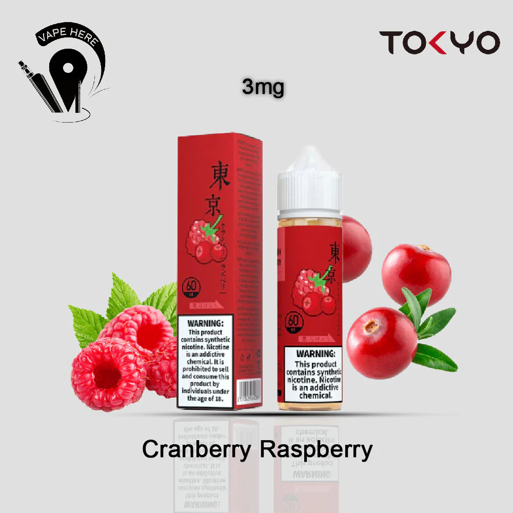 TOKYO CRANBERRY RASPBERRY 60ML- CLASSIC SERIES - Image 4