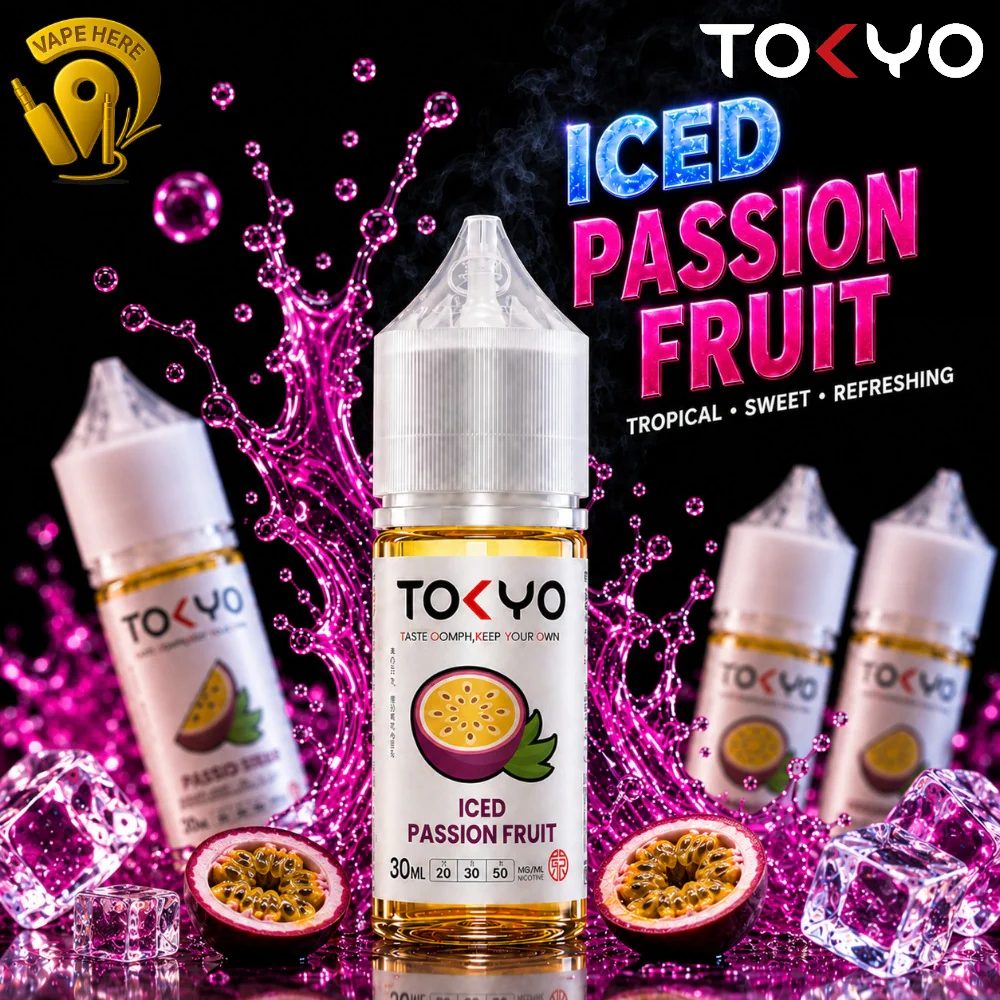 TOKYO ICED PASSION FRUIT SALTNIC 30ML- CLASSIC SERIES - Image 2