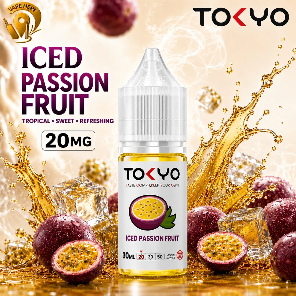 TOKYO ICED PASSION FRUIT SALTNIC 30ML- CLASSIC SERIES - Image 3