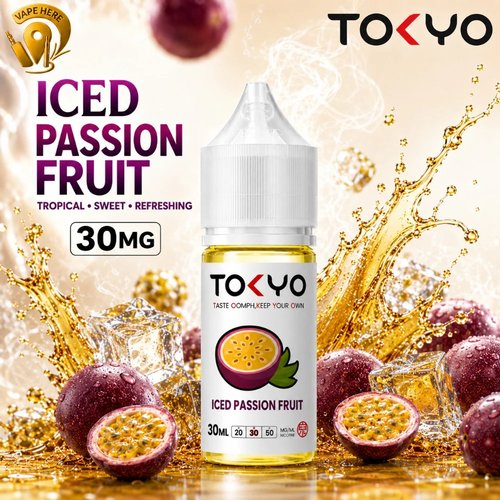 TOKYO ICED PASSION FRUIT SALTNIC 30ML- CLASSIC SERIES - Image 4