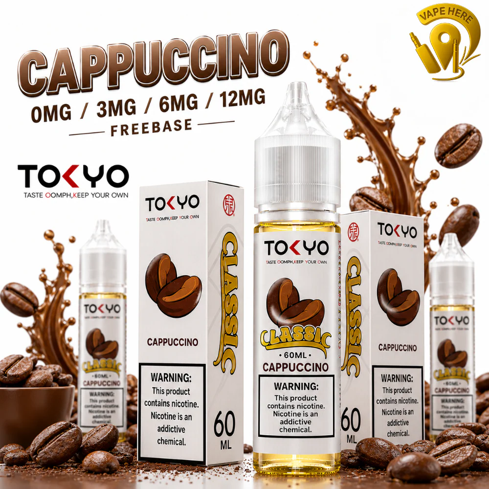 TOKYO ICED CAPPUCCINO E LIQUID 60ML- CLASSIC SERIES