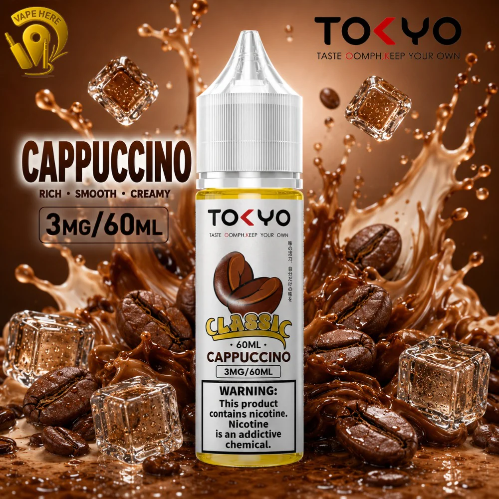 TOKYO ICED CAPPUCCINO E LIQUID 60ML- CLASSIC SERIES - Image 4