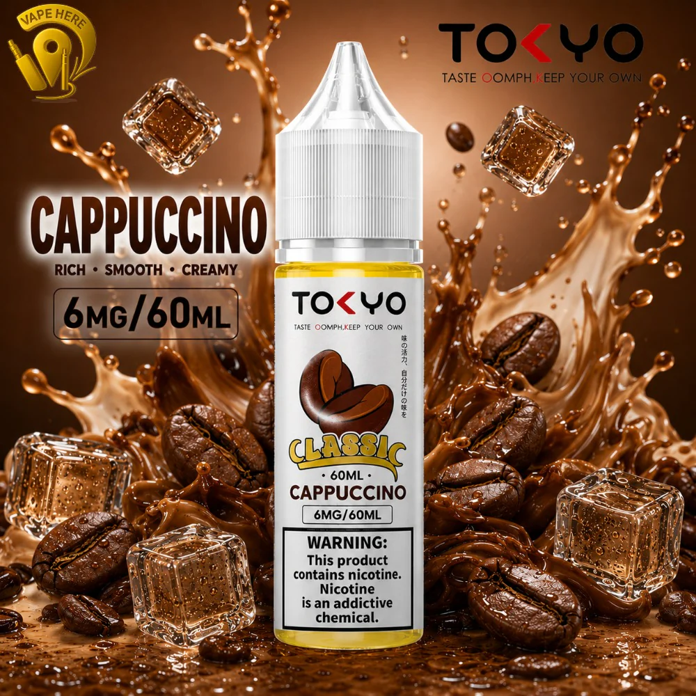 TOKYO ICED CAPPUCCINO E LIQUID 60ML- CLASSIC SERIES - Image 5