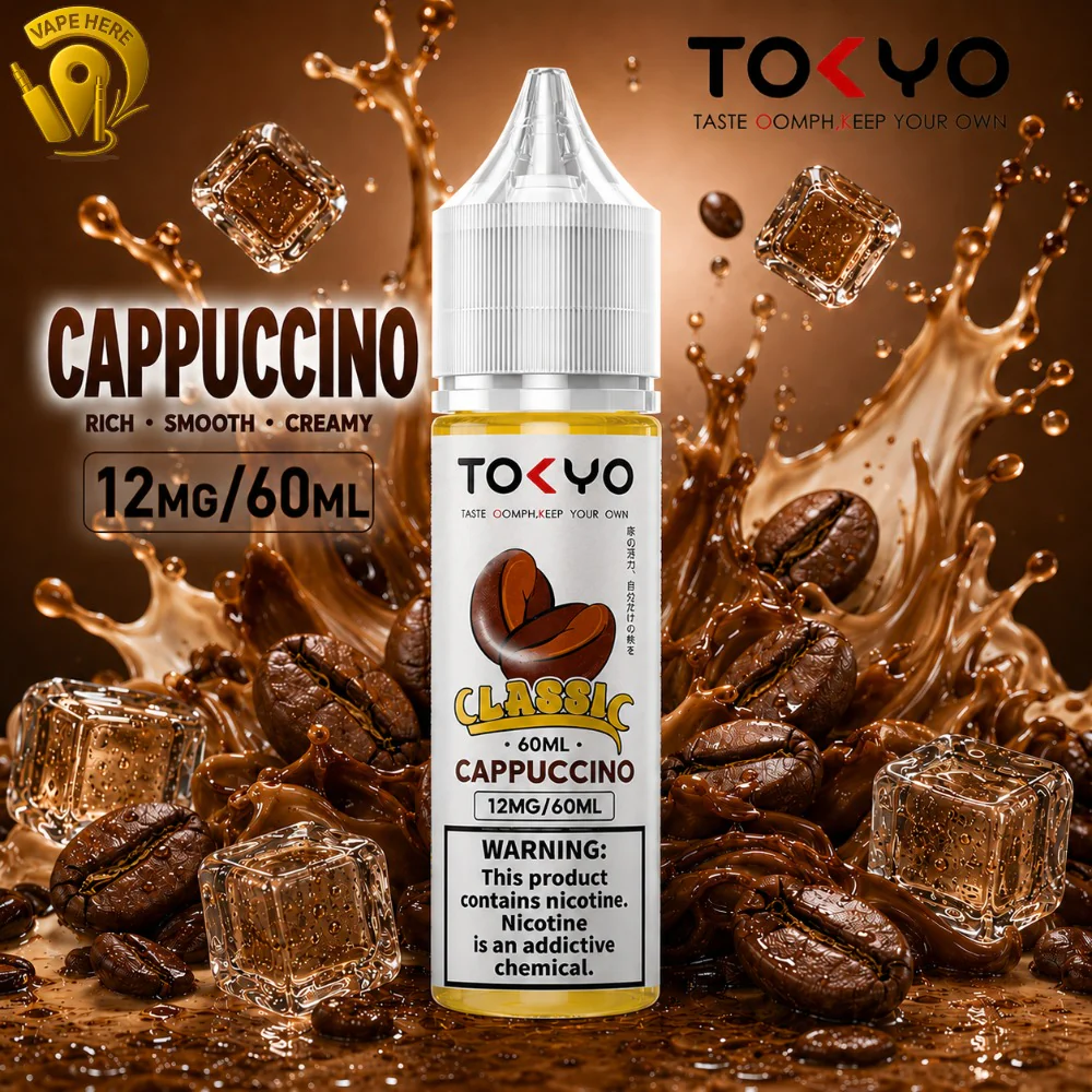 TOKYO ICED CAPPUCCINO E LIQUID 60ML- CLASSIC SERIES - Image 6