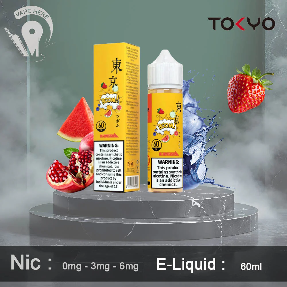 TOKYO ICED FRUIT BOMB E Liquid 60ML- CLASSIC SERIES