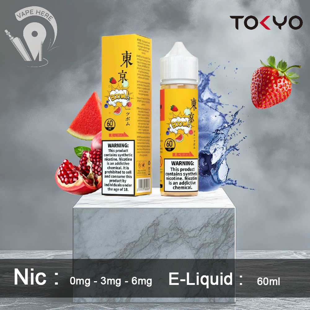 TOKYO ICED FRUIT BOMB E Liquid 60ML- CLASSIC SERIES - Image 2