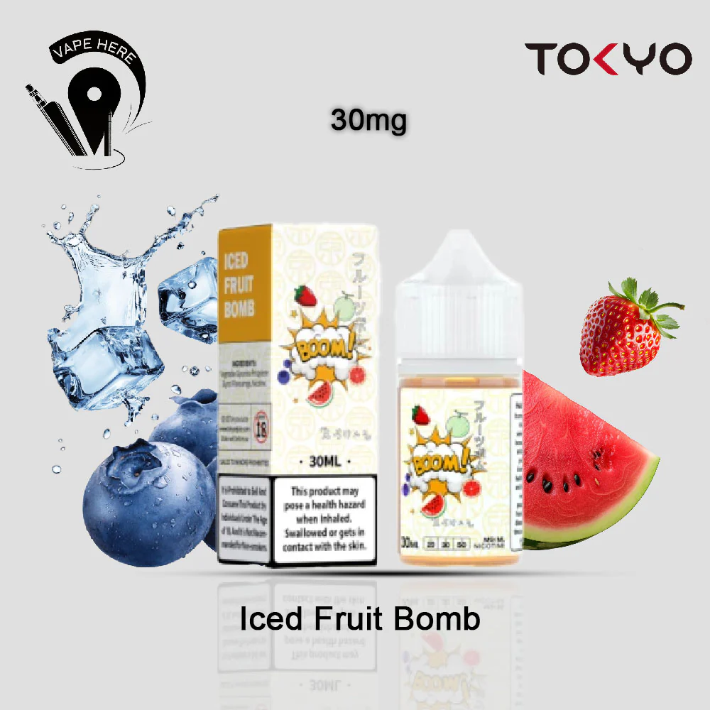 TOKYO ICED FRUIT BOMB SALTNIC 30ML- CLASSIC SERIES - Image 4