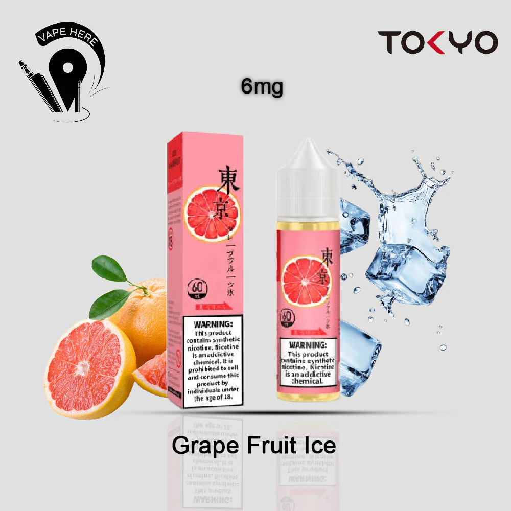 TOKYO ICED GRAPE FRUIT E LIQUID 60ML- CLASSIC SERIES - Image 5