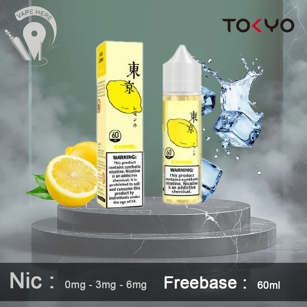 TOKYO ICED LEMON E LIQUID 60ML- CLASSIC SERIES