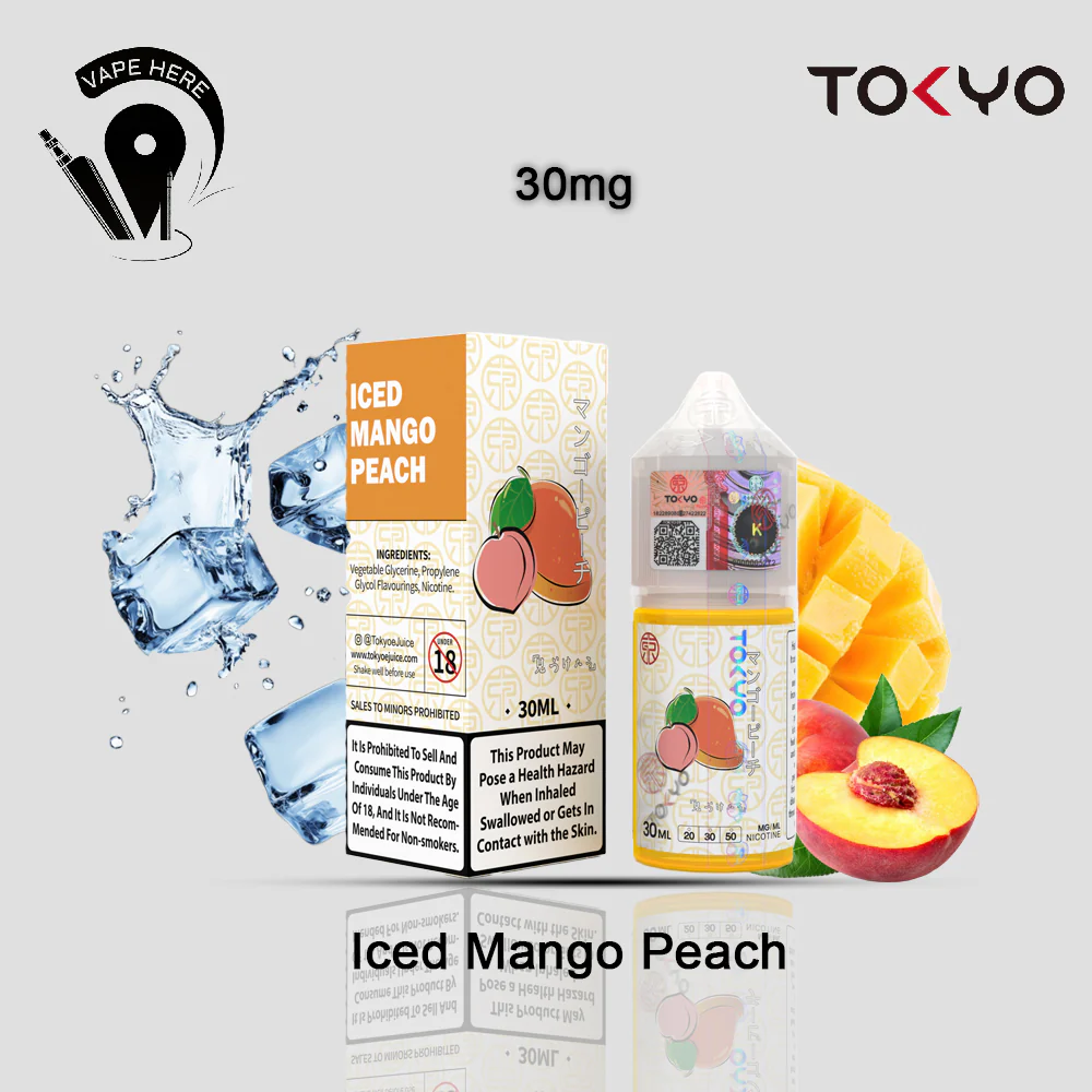 TOKYO ICED MANGO PEACH SALTNIC 30ML- CLASSIC SERIES - Image 4