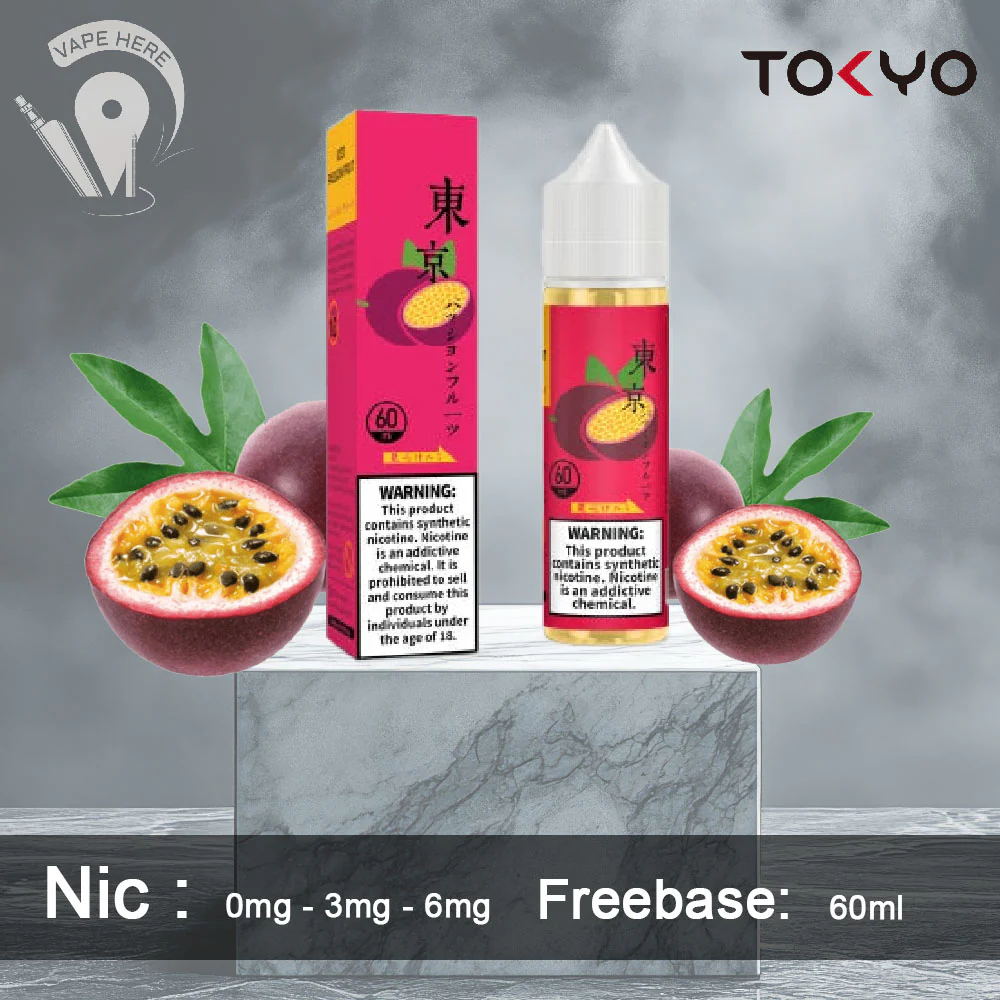 TOKYO PASSION FRUIT E LIQUID 60ML- CLASSIC SERIES - Image 2